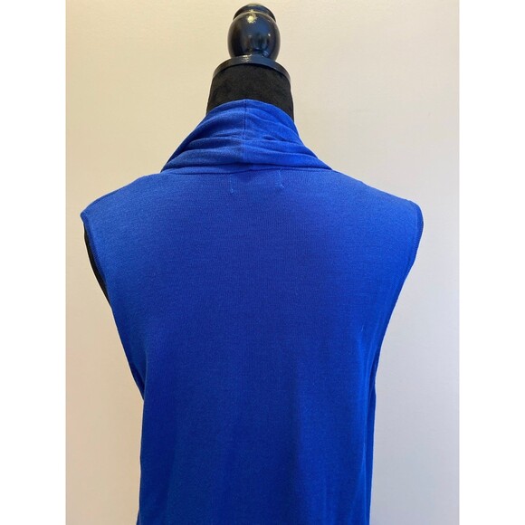 Joseph A Sleeveless Knit Sweater Vest Size XL Royal Blue Versatile Stylish - Picture 4 of 12